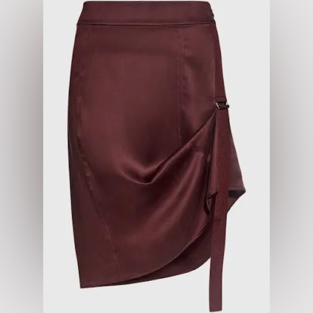 Public School New York 100% Silk Sana Belt Skirt
